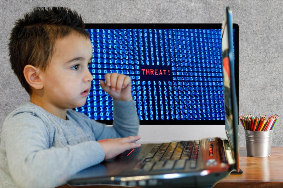 największe zagrożenia online dla dzieci.