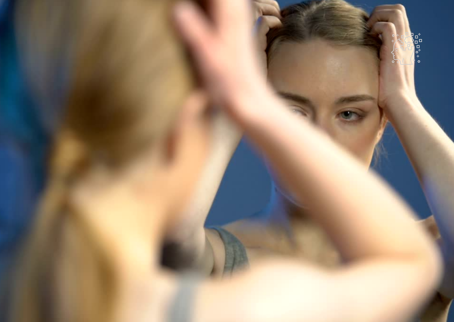 nastolatka, lustro, tożsamość